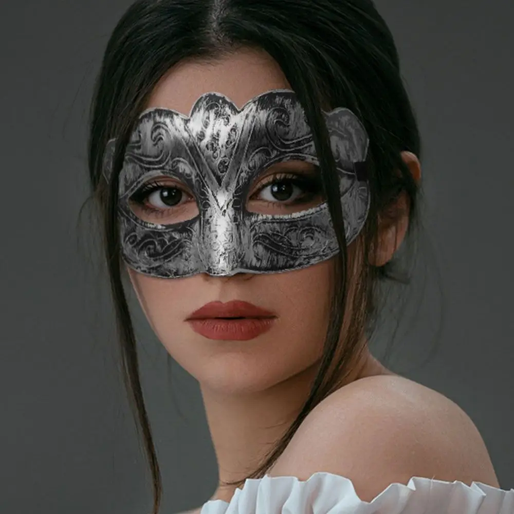 

Nightclub Eye Mask Halloween Mask Cartoon Hollow Out Masquerade Mask Half Face Plastic Props Cosplay Mask Men