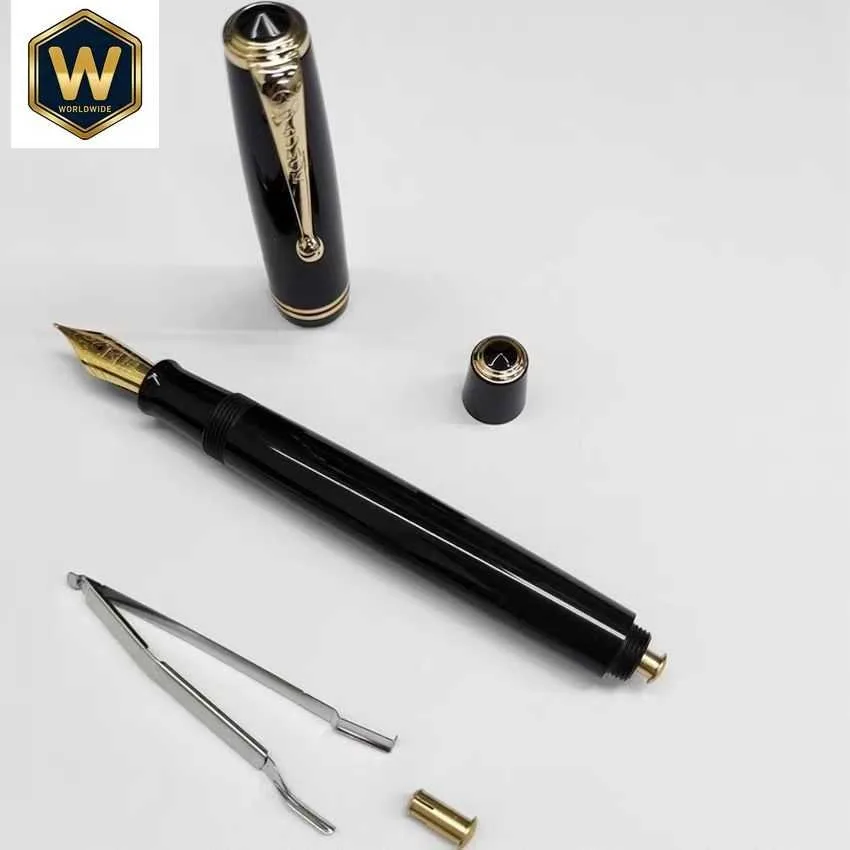 

Перьевая ручка ADMOK 28 Water Tablets Button Classic, перо Schmidt F/M 0.5/0.7 мм, для студентов, для каллиграфии, подарок