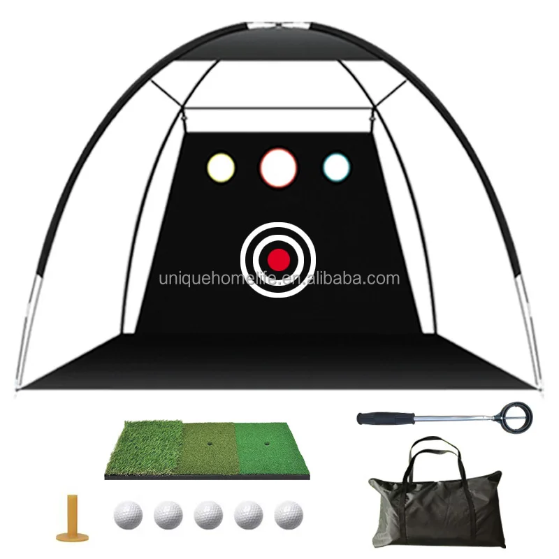 

Indoor and Outdoor Golf Net 10 X 7ft Golf Hitting Nets for Backyard Driving Golf Swing Practice Nets