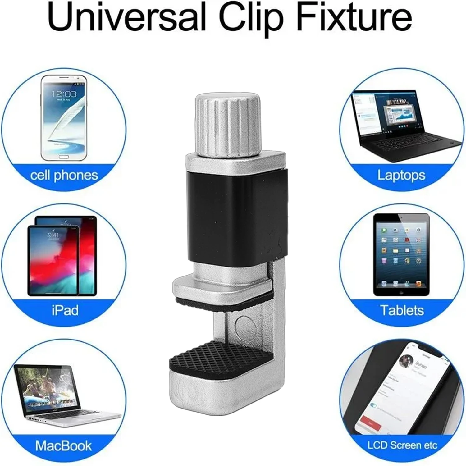Universal Fixture Clamp Adjustable Phone Repair Tool LCD Display Screen Fastening Clip Holder Frame Fixing Tool for Phone Tablet