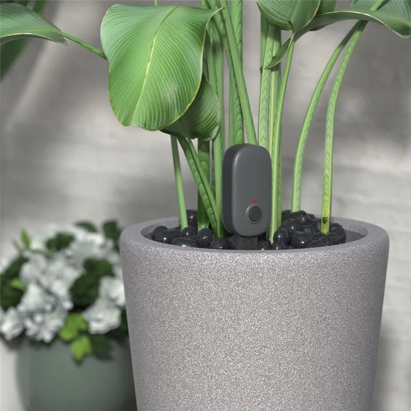 AA60-مقياس رطوبة التربة الذكي Tuya App التحكم في جهاز اختبار التربة مستشعر درجة الحرارة والرطوبة للحدائق بوعاء