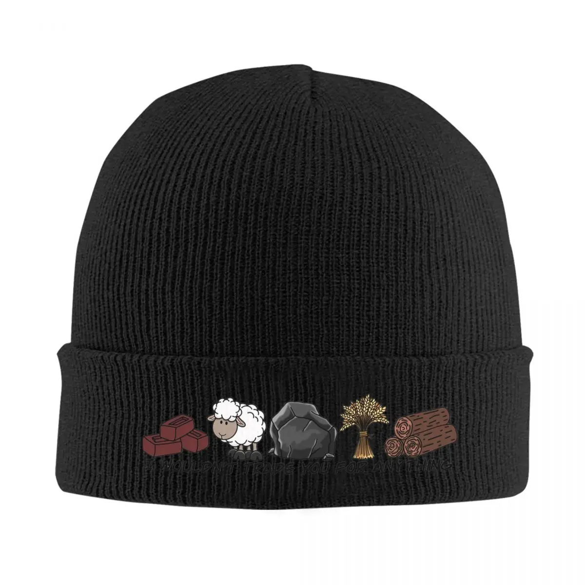 I Wouldn't Trade You For Anything - Catan Warm Knitted Cap Hip Hop Bonnet Hat Autumn Winter Outdoor Beanies Hats for Men Women