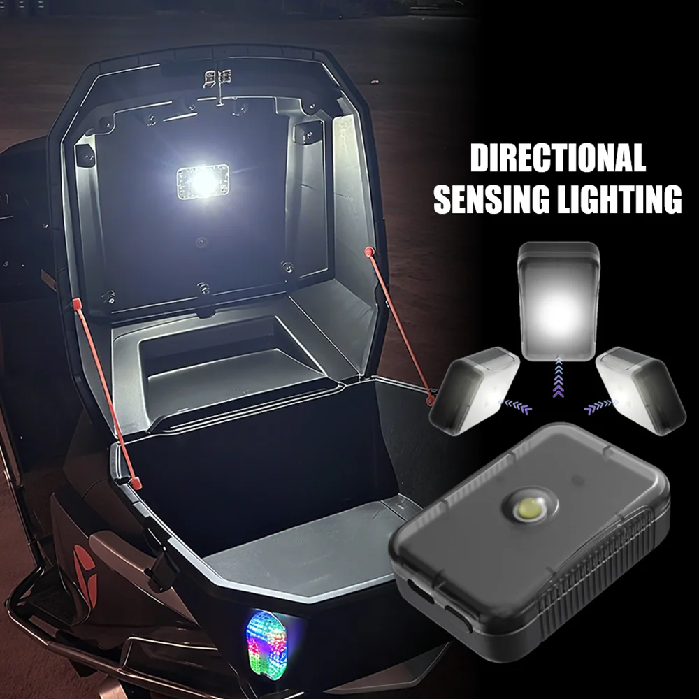 Automatic Sensor High Brightness LED Light Universal Motorcycle Trunk Car Armrest Box Fishing Tackle Storage Illumination Lamp