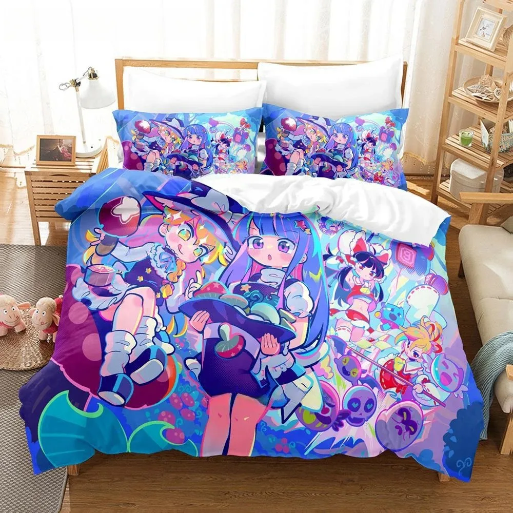 

Fashion 3D Print Music Game Muse Dash Bedding Set Single Twin Full Queen King Size Bed Set Adult Kid Bedroom Duvet cover Sets