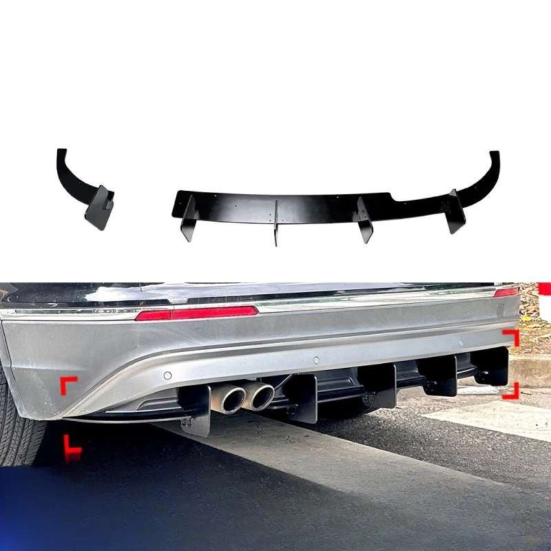 

Suitable For Volkswagen Tiguan MK2 2021-2023 Tail Lip Rear Blade Long Spoiler Modification Car Modification Parts
