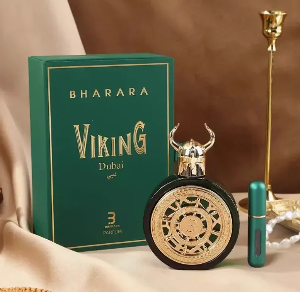 

Bharara viking dubai men's perfume, fresh citrus fragrance with musk amber base, lasting perfume - especially suitable for speci