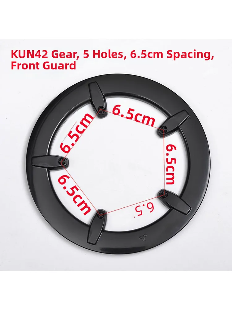 AliExpress TOOPRE Plastic Chainring Guard for Bicycles with 40T or 42T Chainrings 5-Hole Design 6.5 cm Spacing Black Chain Deflector