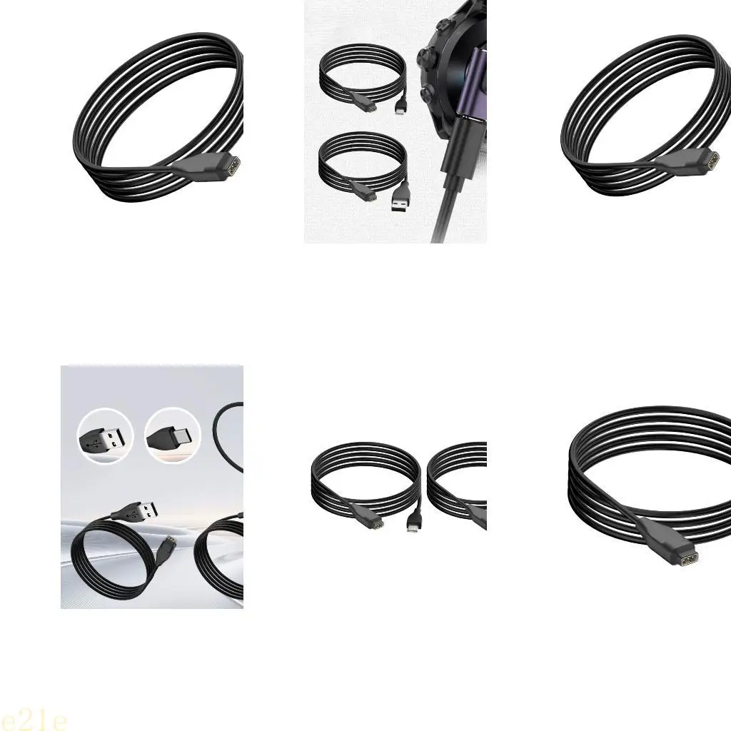 

E21E Universal Fitness Watch Зарядка кабеля 100 см Усиленной шнур Совместимость двойного порта безопасная эффективная передача