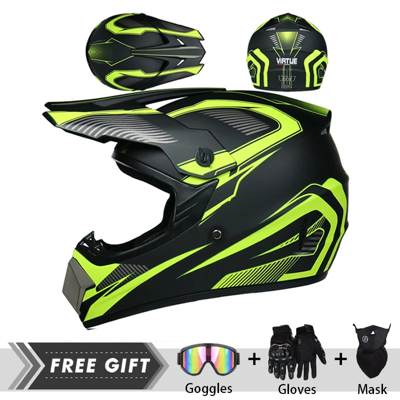 

Motocross Helmet For Men Women Quick Release Buckle Motorcycle Helmets Motorcycle Accessories Off-Road Helmet DOT Approved