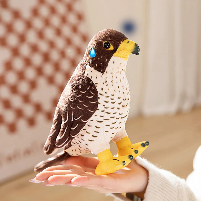 Imitation Eagle Plush Toys Soft Stuffed Animals Dolls For Birthday Gift Simulation Cute Bird Toys Children Cognitive Ornaments