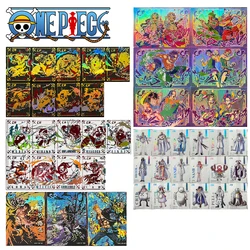 Ruika One Piece Cr-Qr-Sp-Xr Series Anime Characters Luffy Marco Doflamingo Bronzing and Flashing Collection Card Birthday Gift