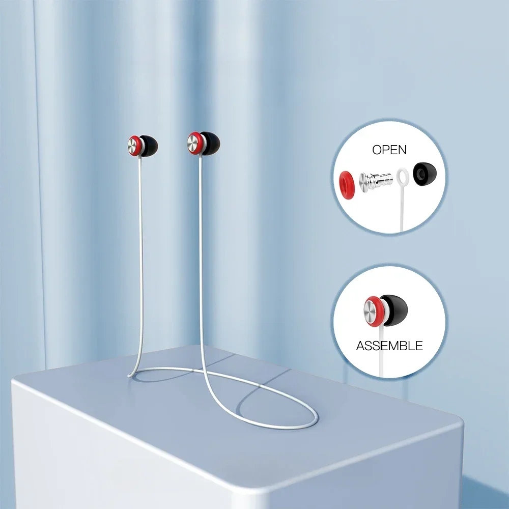 Soft Silicone Earplug Lanyards Outdoor Anti-Lose Earplug Rope Travel Non-slip Earphone Lanyard Neck Suspending Earplugs Ropes