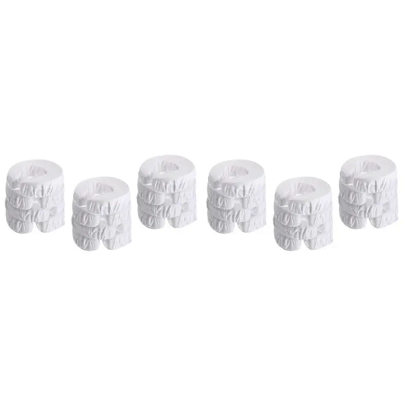 24Pcs Face Cradle Covers For Massage Table Reusable Massage Table Rest Covers Oil Proof Headrest Cradle Sheets
