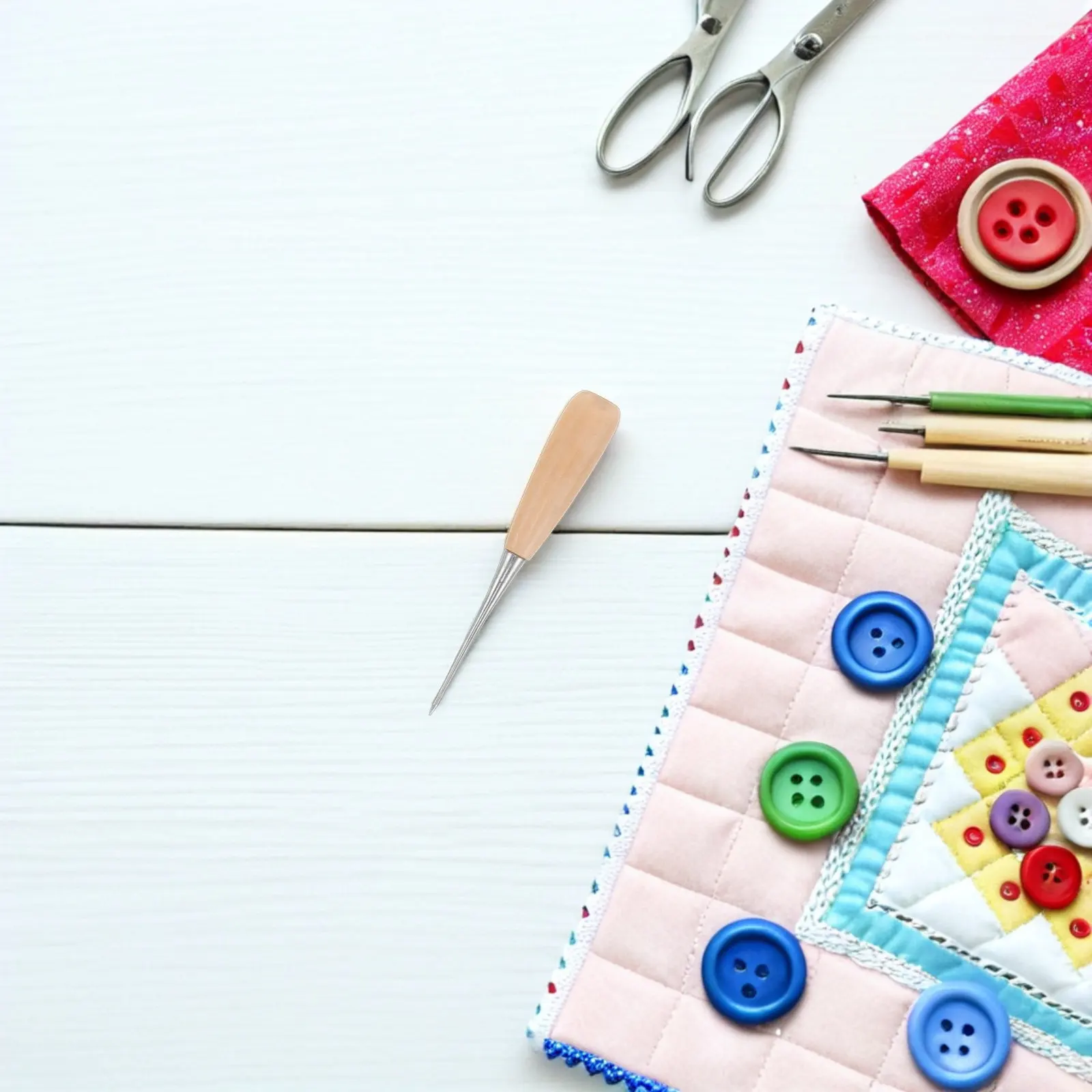 4Pcs Punch Awl Gour…