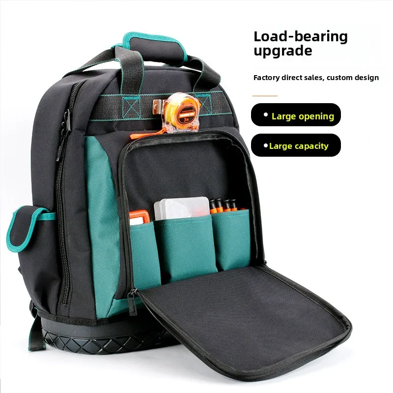 

Tools Backpack Backpack Toolkit Multifunctional Elevator Repair Canvas Wear-resistant Large Portable Installation Special for