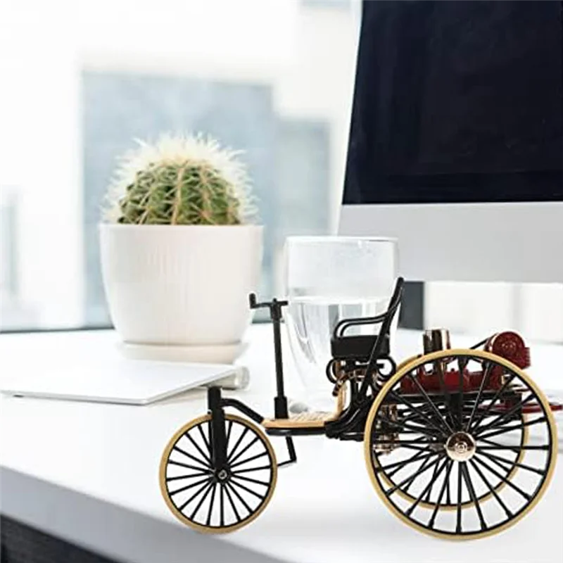 GOOD-Vintage Auto Modell Auto Dekor Desktop Praktische Handwerk Dekoration Büro Klassische Autos Legierung Dekorationen Langlebig