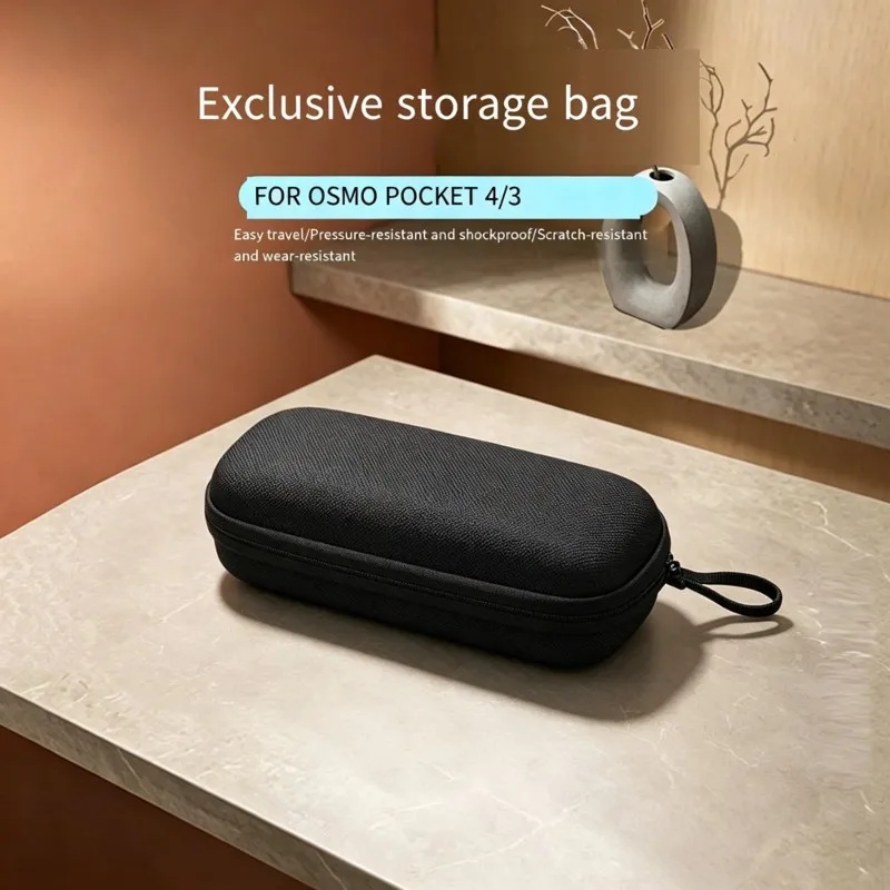 (A99Z] Carrying Case for Pocket 4/3 Standard Package Storage Bag Anti-Scratch Anti-Pressure Shockproof Travel Handbag