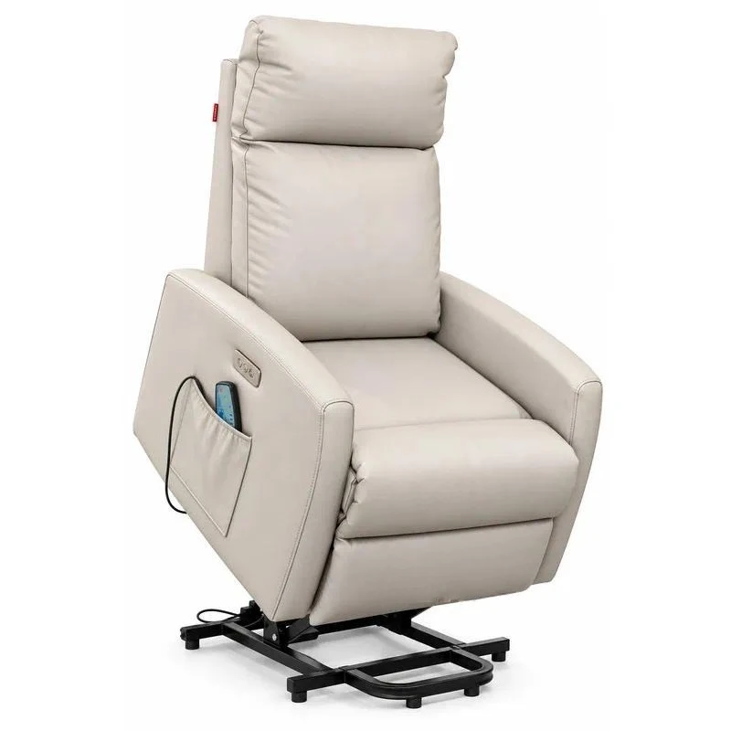 Electric Lift Chair for Elderly Multifunctional Massage Recliner Single Sofa with Space Capsule Design Auxiliary Standing Aid