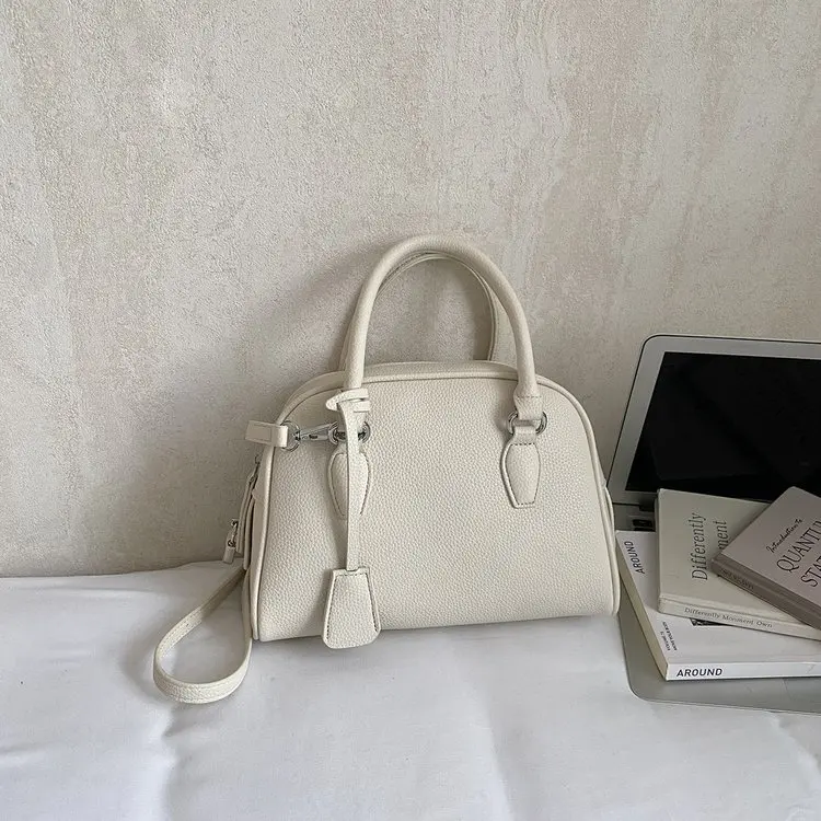 

2026 New Women Crossbody Bag Nylon Canvas Wide Strap Star Decor Shoulder Handbag