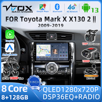 Toyota Mark X X130 2 || 2009-2019 CarPlay Android Auto 9inch Multimedia Video Player Navigation Bluetooth 4GLET 360panorama