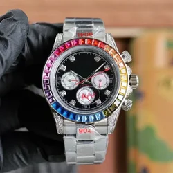 2024 Rainbow Dido Starry Diamond Function Second Automatic Mechanical Series Daytona Fully Automatic Mechanical Men's Watch