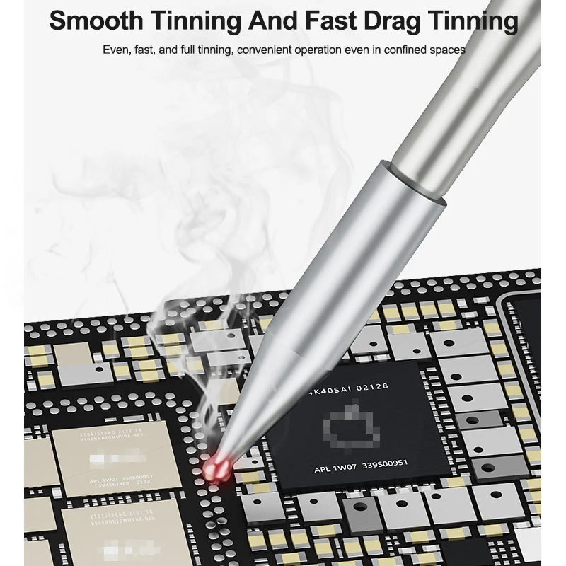 RELIFE 210-BO طرف مكواة لحام، تصميم مبتكر لرأس كروي، مقبض عالمي 210، تسخين سريع، مقاومة للأكسدة #5