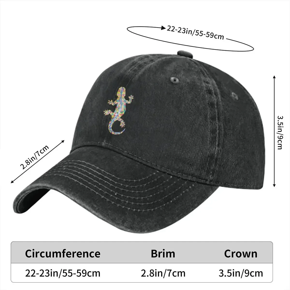 Barcelona City Lizard Baseball Cap Men Hats Women Visor Protection Snapback Caps