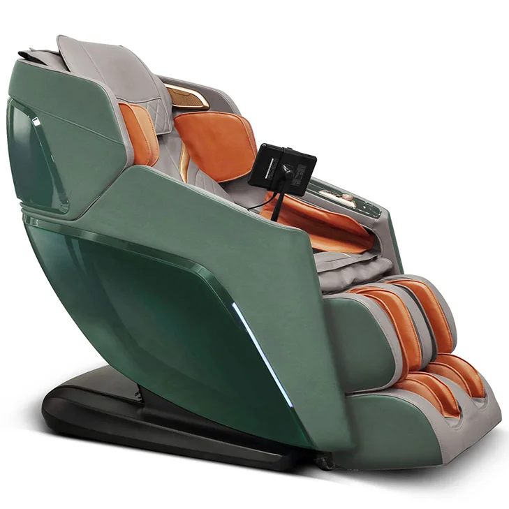 

Прямая продажа с фабрики, 4D электрическое кресло шиацу, массажное кресло с нулевой гравитацией, SL Track, тайское массажное кресло с подогревом, растягивающееся