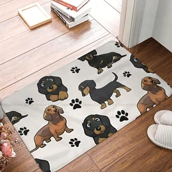 Dachshund Pet Dog Non-slip Doormat Living Room Mat Cartoons Cute Floor Carpet Welcome Rug Bedroom Decor