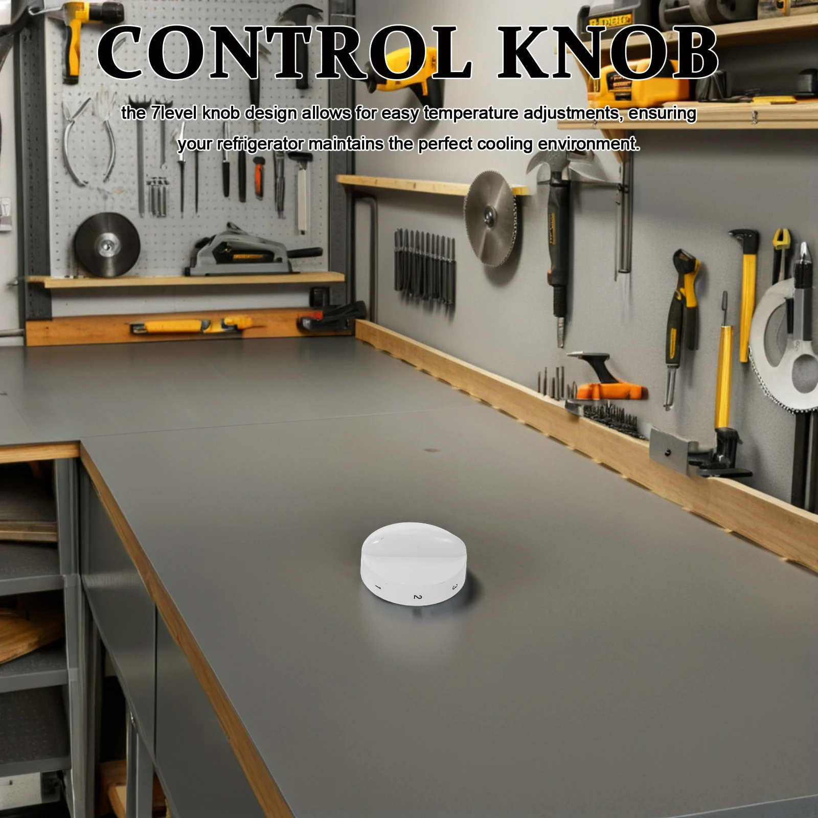 8pcs White Refrigerator Temperature Controller Plastic Heater Knobs Replacement Adjustable Thermostat for Household