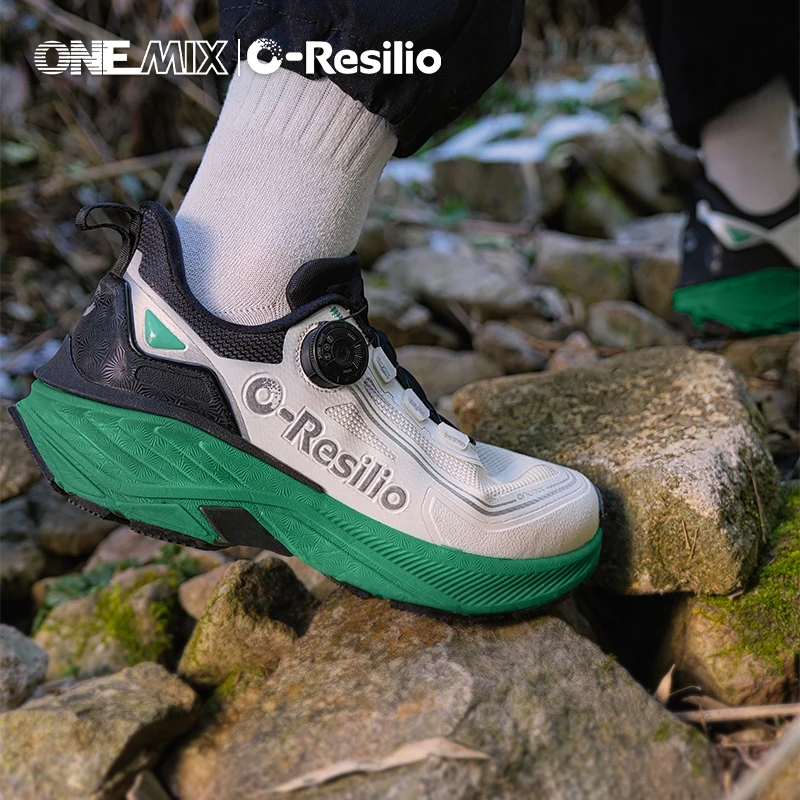 ONEMIX-Sapatos casuais impermeáveis para homens e mulheres, sapatos de caminhada ao ar livre, leves, sapatos de papai antiderrapantes, outono,