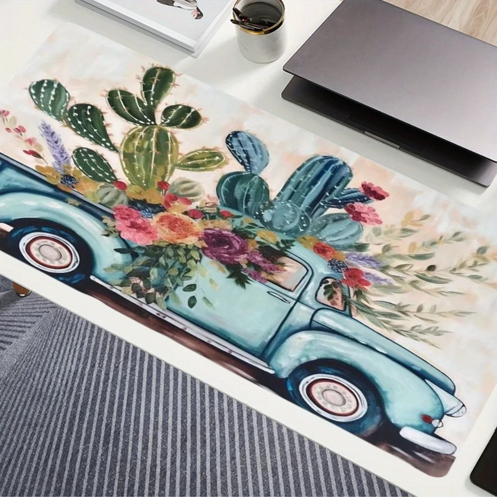 Cactus car mouse pad for computer desktop mouse pad grande accesorios escritorio offices accessories escritorio accesorios