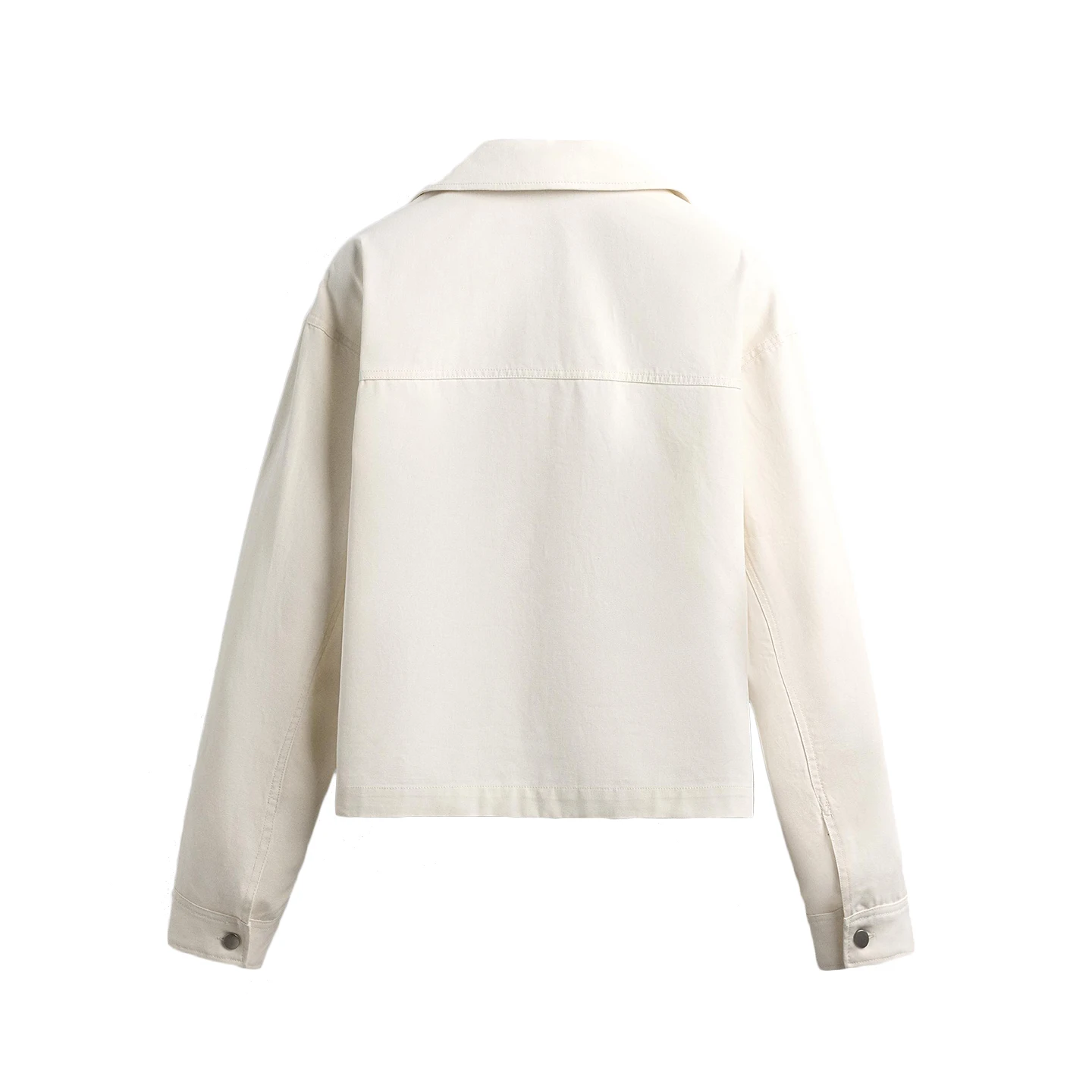 

Мужская текстура белого холста irt Jaet 202, осенняя новинка Sle Youth Stand Fit Long Sve ort Length Z Brand