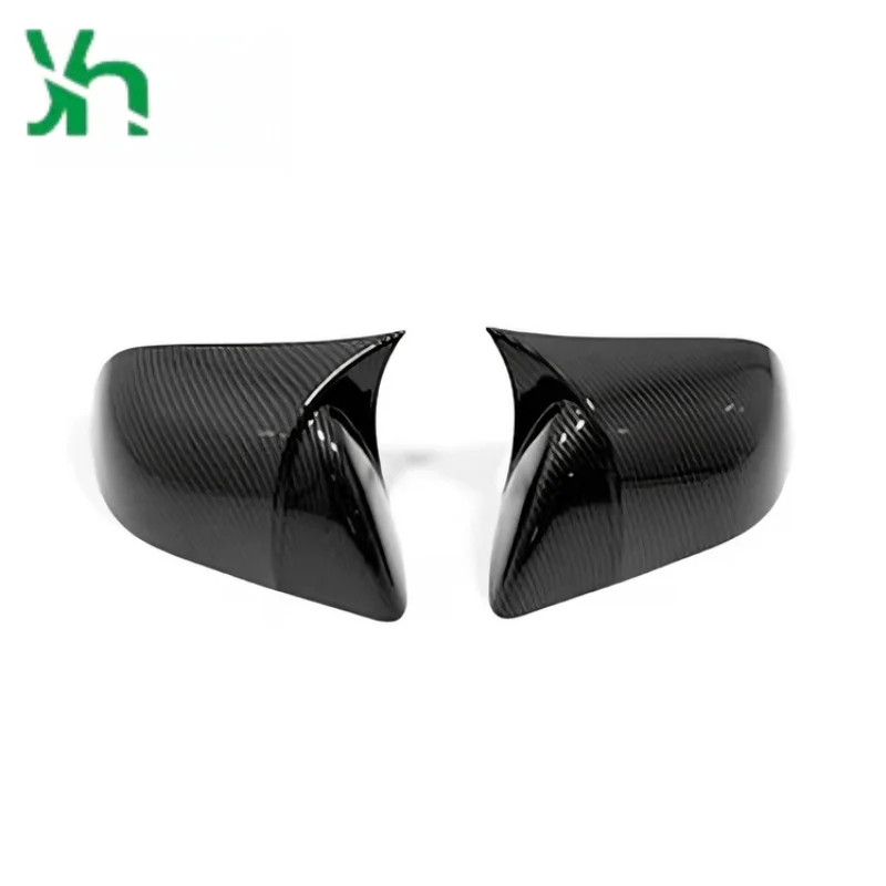 Adecuado para la cubierta del espejo retrovisor del coche Tesla, tapa del espejo retrovisor, piezas de automóvil con patrón de fibra de carbono