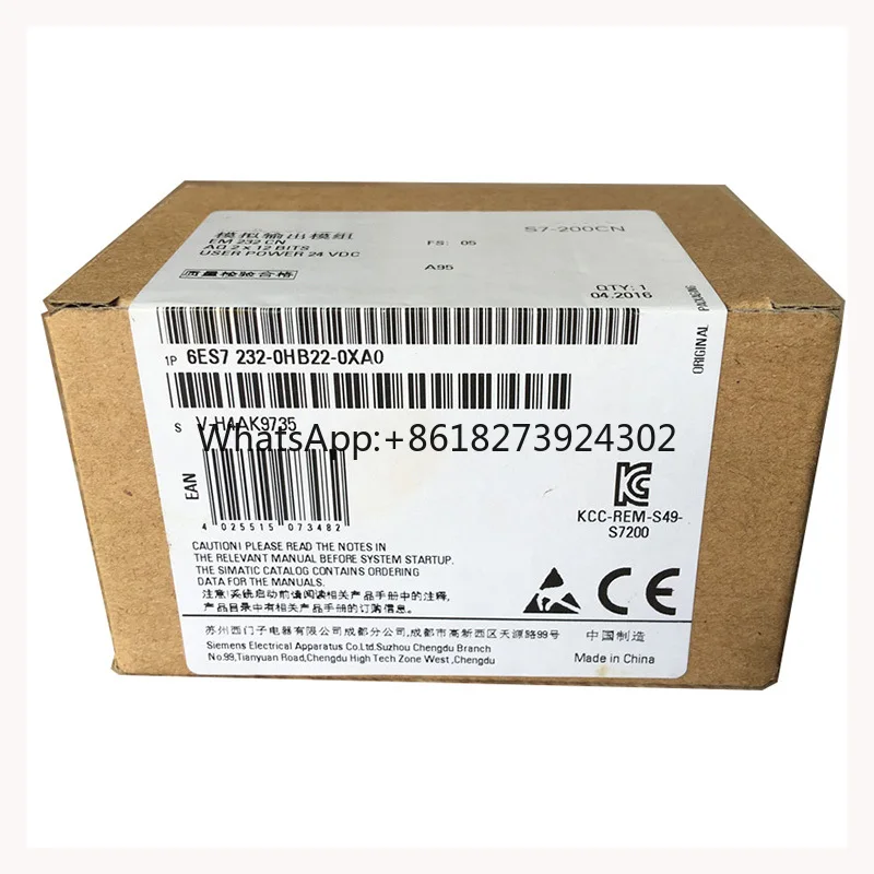 New original packaging 1 year warranty 6ES7232-0HB22-0XA0 ｛No.24arehouse spot｝ Immediately sent