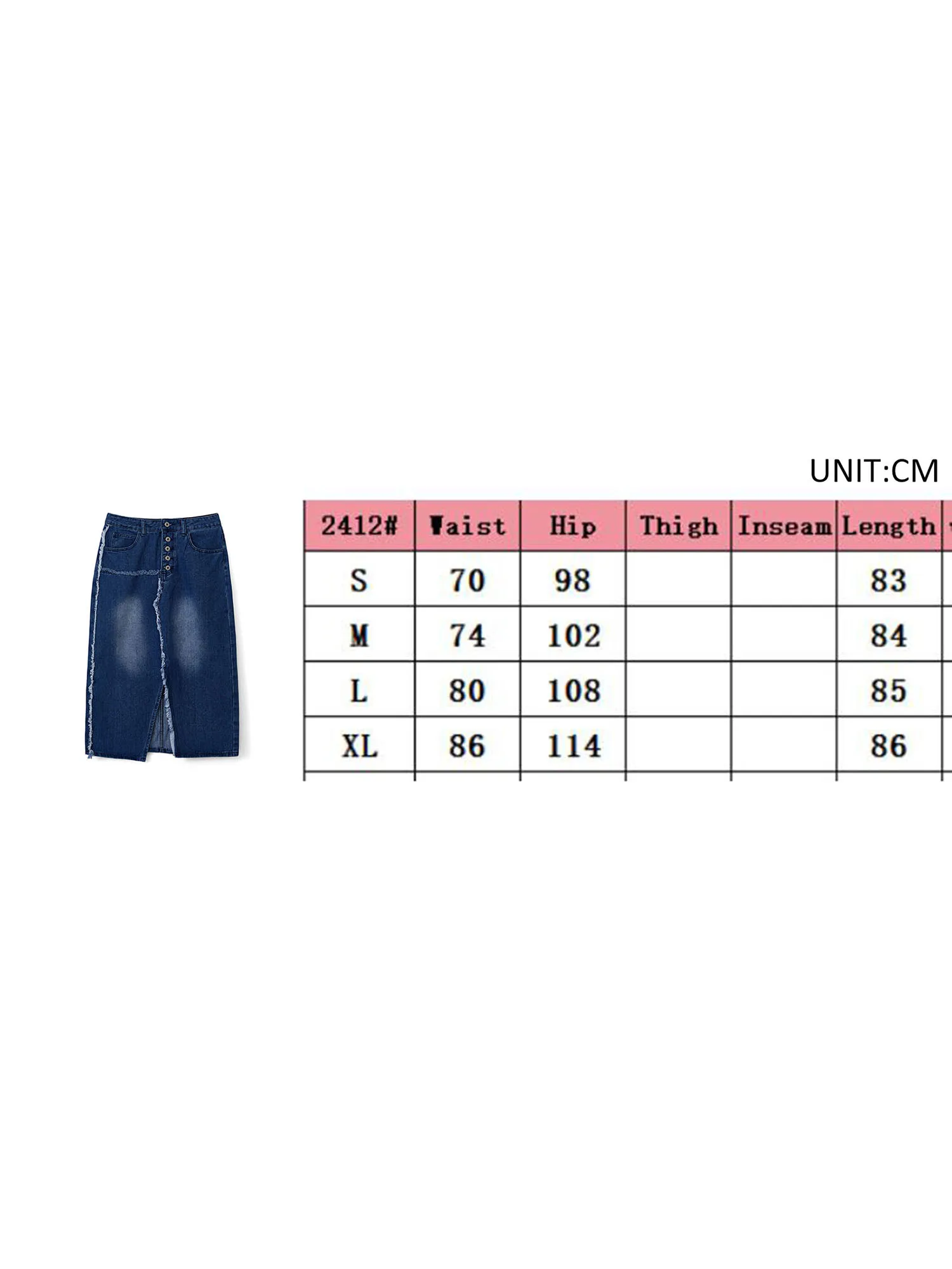 Rok Denim A-Line Vintage Wanita dengan Kancing Depan dan Loop Sabuk - Rok Midi Pinggang Tinggi yang Stylish untuk Pakaian Kasual