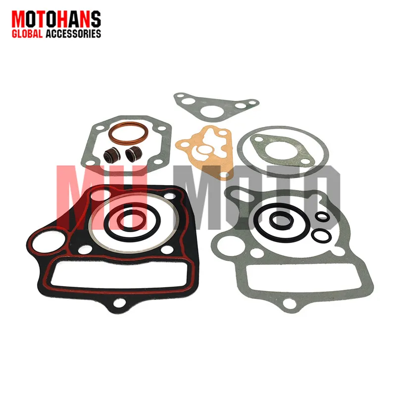 

52.4MM BORE 110CC MID SET GASKET WITH VALVE SEAL FOR HONDA C110 GILERA SMASH110 ATV110 ATV DIRTBIKE CROSS