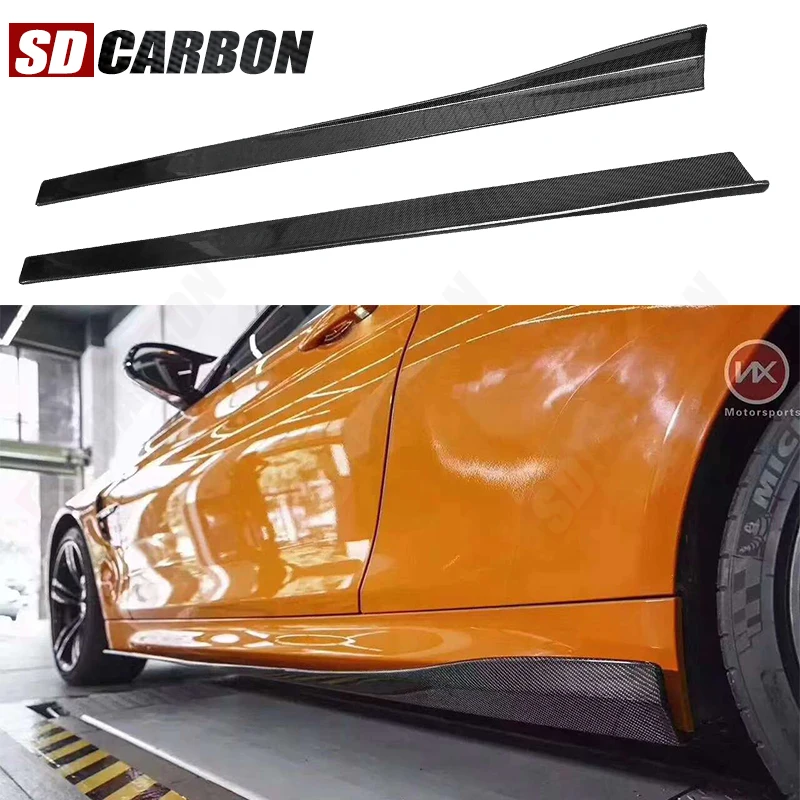 

Для BMW M3 F80 M4 F82 F83: карбоновые накладки на пороги, сплиттеры бампера, расширители колесных арок, боковые панели, автомобильные аксессуары