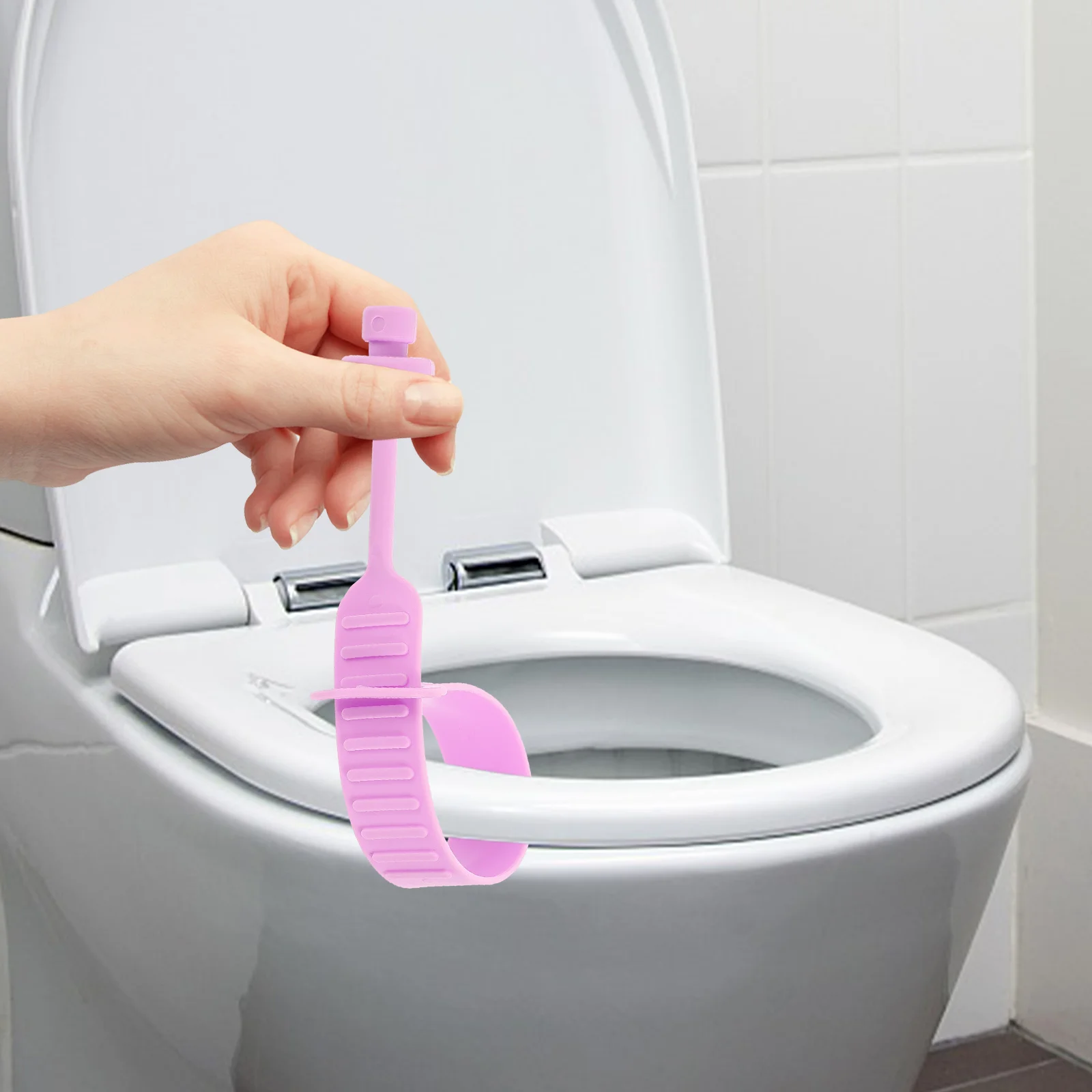 

16 шт., подъемник для сиденья унитаза, бесплатная силиконовая открывалка для крышки, аксессуары для ванной комнаты, гелевый инструмент, туалеты для дома, офиса, отеля