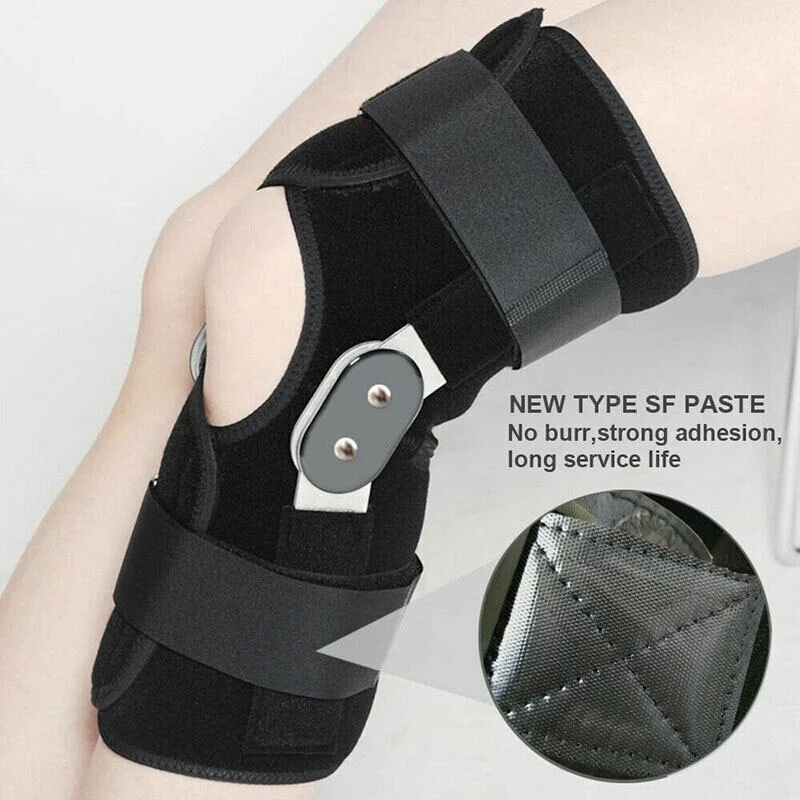 Knee Support Joint Brace Aluminium Alloy Breathable Stabilizer Sports Safety Pad Strap Patella Protector Orthopedic Arthritic