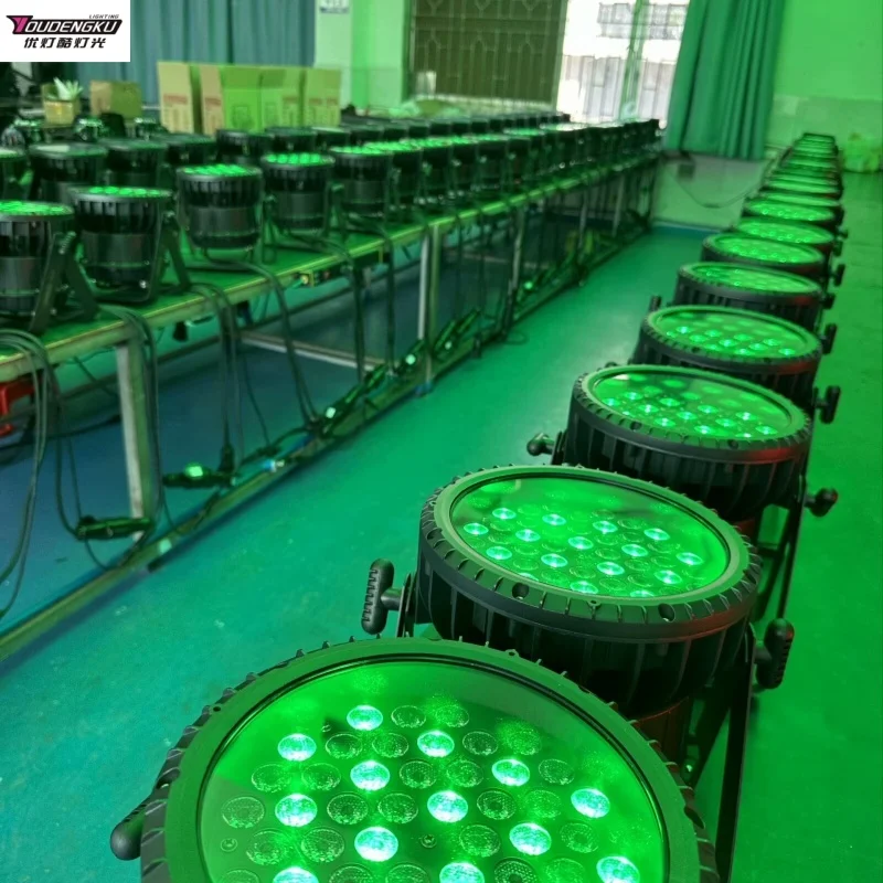 

6 pieces LED par Waterproof dmx 54x3W rgbw Outdoor led par can party event light