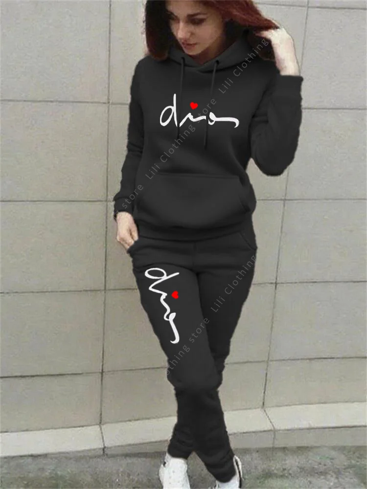 

Женский спортивный костюм, новые эстетические толстовки, спортивные штаны, спортивный костюм, высококачественная спортивная одежда, дизайнерская роскошная одежда, комплекты женских брюк