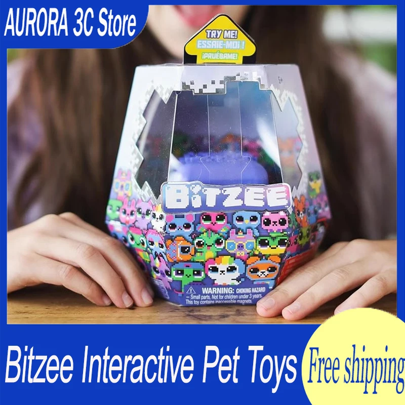 

Original Bitzee Interactive Digital Pet Toys Spinmaster Electronic Digital Pets Virtual Games Smart Tamagotchi Kids Toy Robot