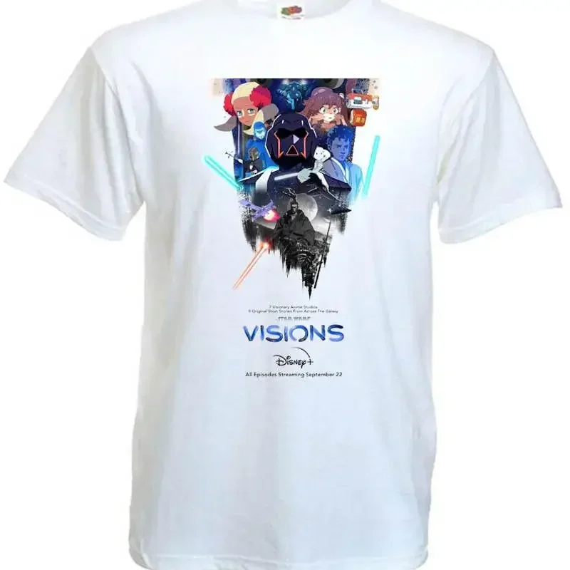 Visions v1 T shirt white movie poster all sizes S 5XL