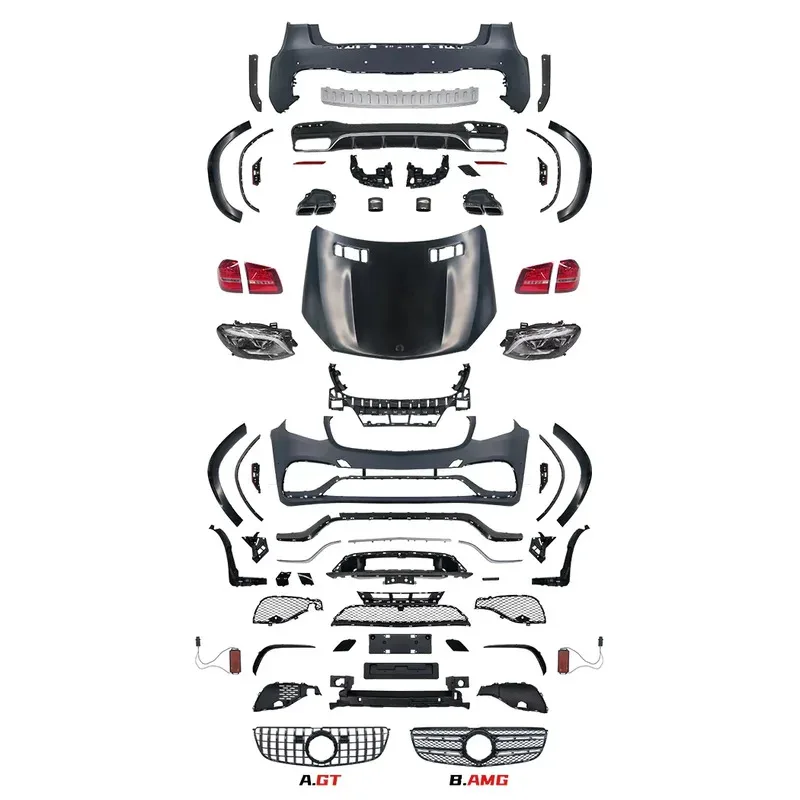 

Manufactory Upgrade Body Kit For GLS/GL X166(2015-2019)Upgrade to Model Bumpers Grille Side Skirts