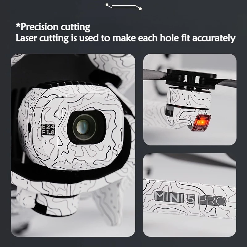 

Наклейка для дрона DJI Mini 5 Pro, защитная наклейка на кожу, защитная пленка от царапин, пальто mini 5 pro