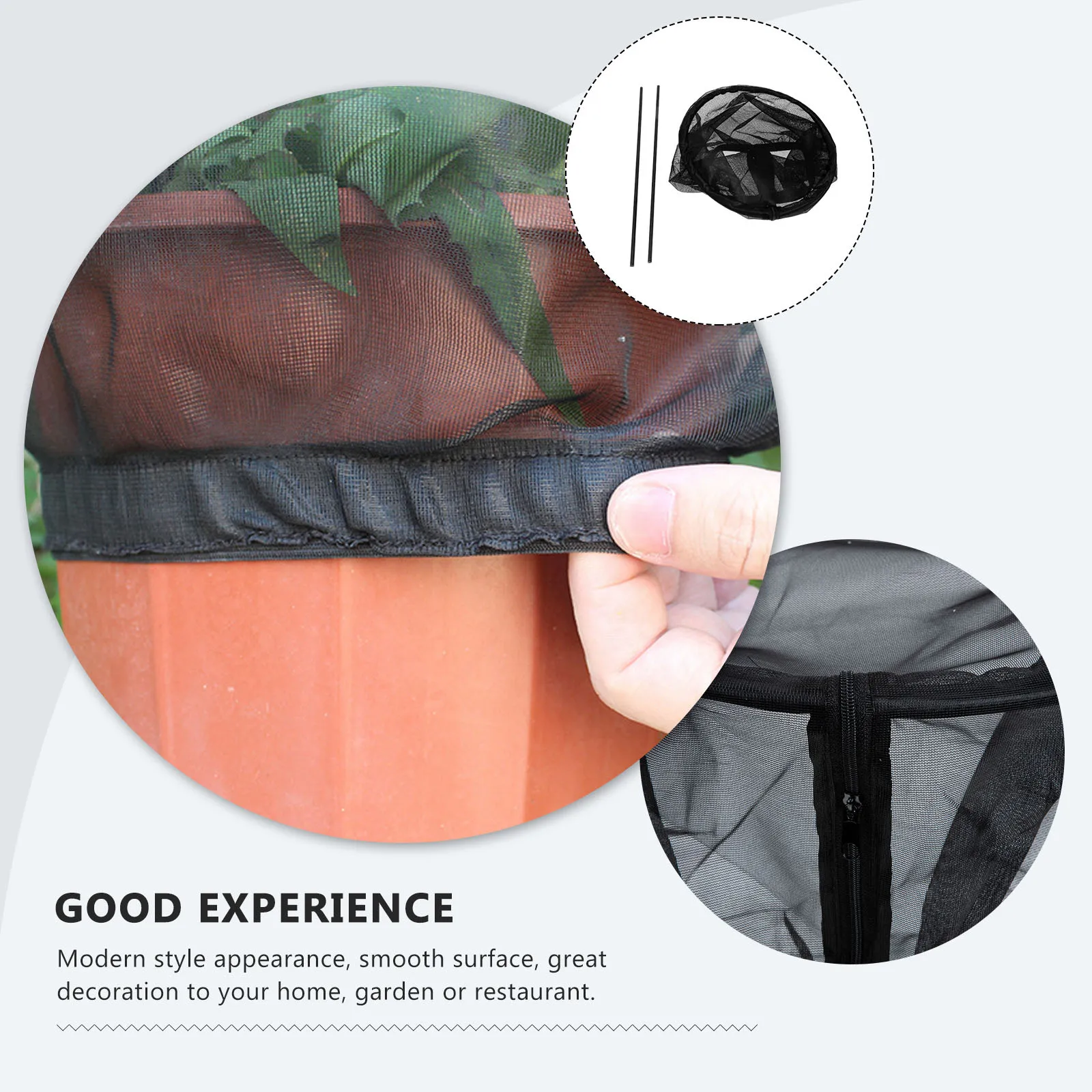 

Flowerpot Net Cage Premium Polyester Plant Screen For Garden Animal Insect Barrier Gardening Supplies Plant Cages