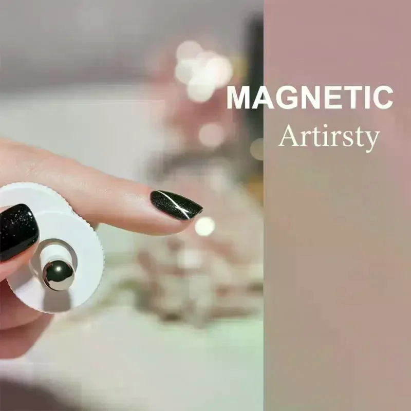 Rotating Eye Nail Magnet Wide Glass Bead Effect Automatic Magnetic For Gel Nail Polish