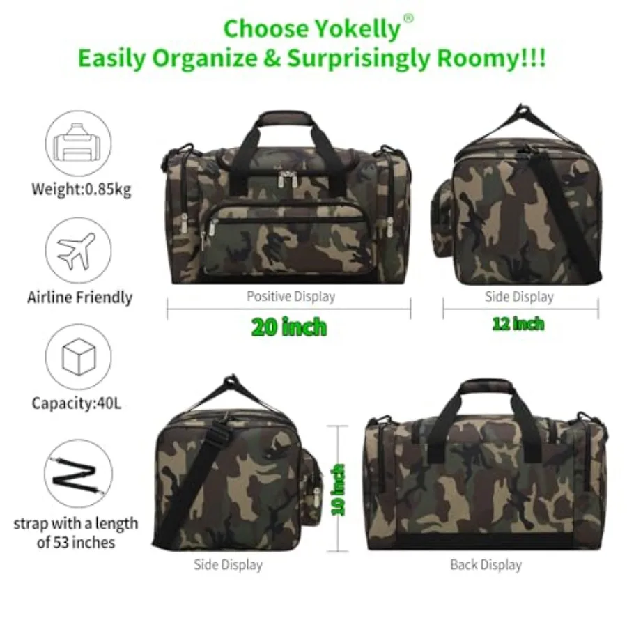 20 inch Sports Duffel Bag - for Travel Gym view 5