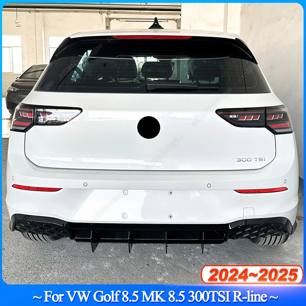 

Для Volkswagen Golf 8.5 MK 8.5 300TSI R-line 2024-2025 автомобильный задний бампер, диффузор, спойлер, сплиттер, защита, автоаксессуары